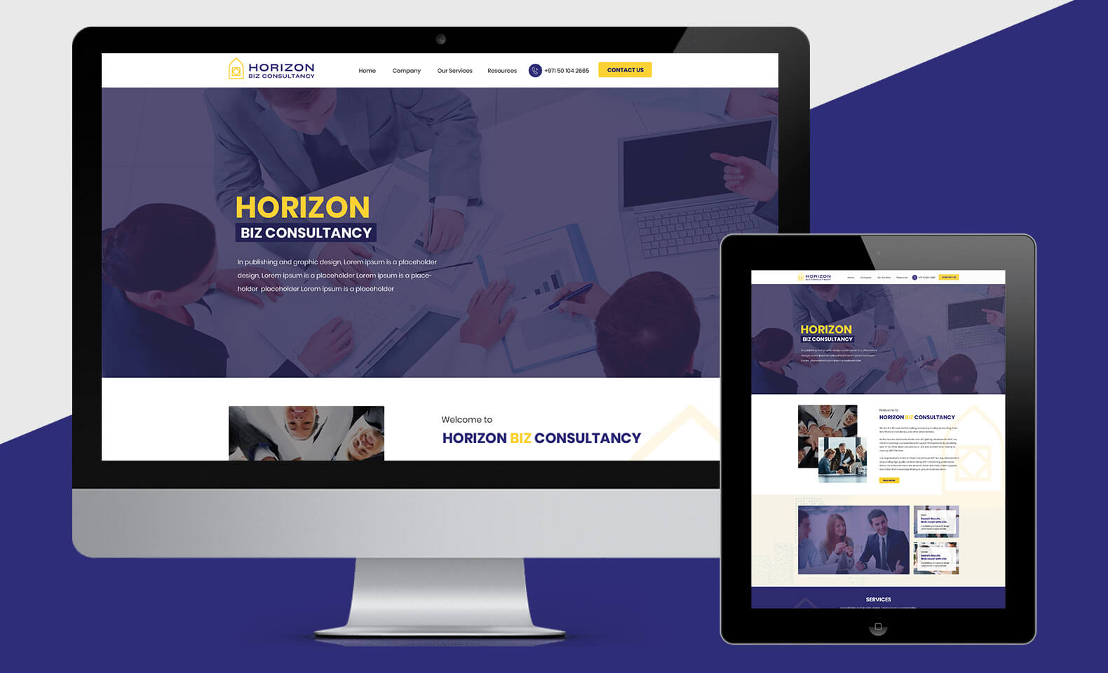 Horizon Dubai Web design and Development Work Image 1